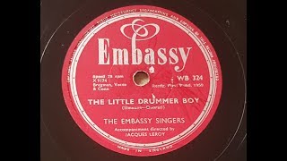 The Embassy Singers 'The Little Drummer Boy' 1959 78 rpm