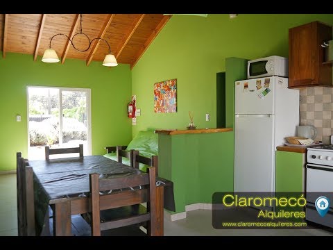 Complejo Sol Naranja - Cabaña Verde - Claromeco Alquileres