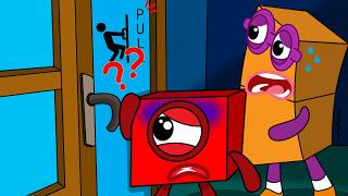 Information Numberblocks 1 and NB 2 Panic Over a Locked Door That Only Requires a Simple Pull l Numberblocks fan Update