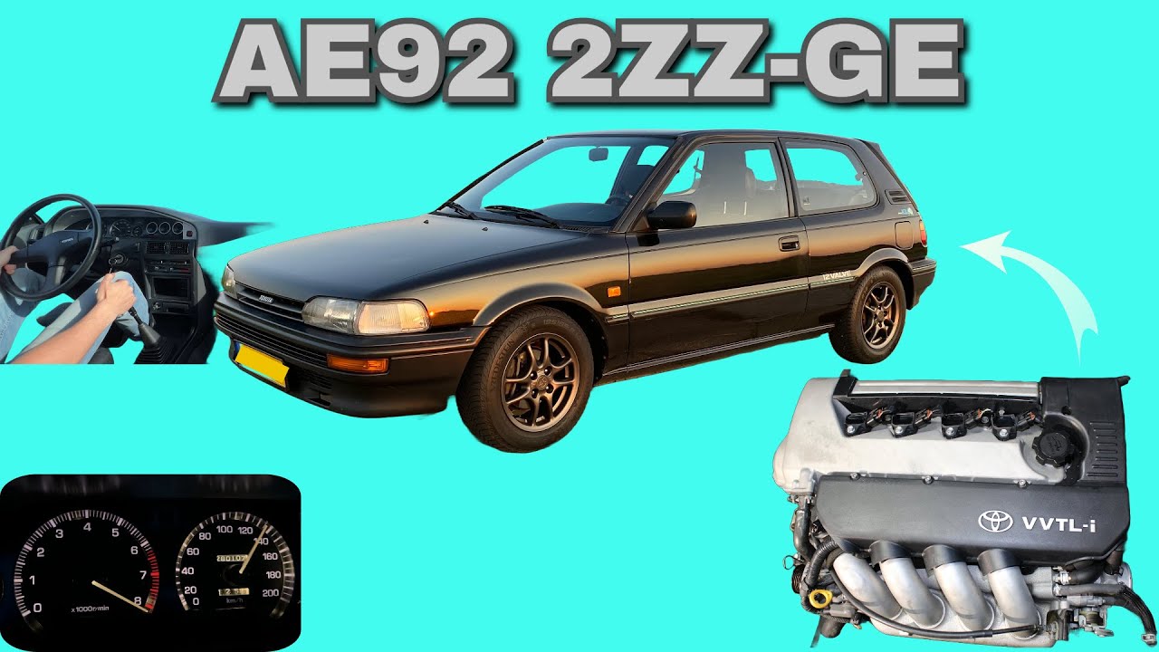 Swapped AE92 2ZZGE Sound Video YouTube