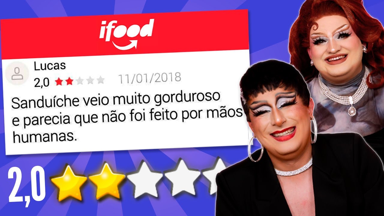 As AVALIAÇÕES mais SEM NOÇÃO do IFOOD