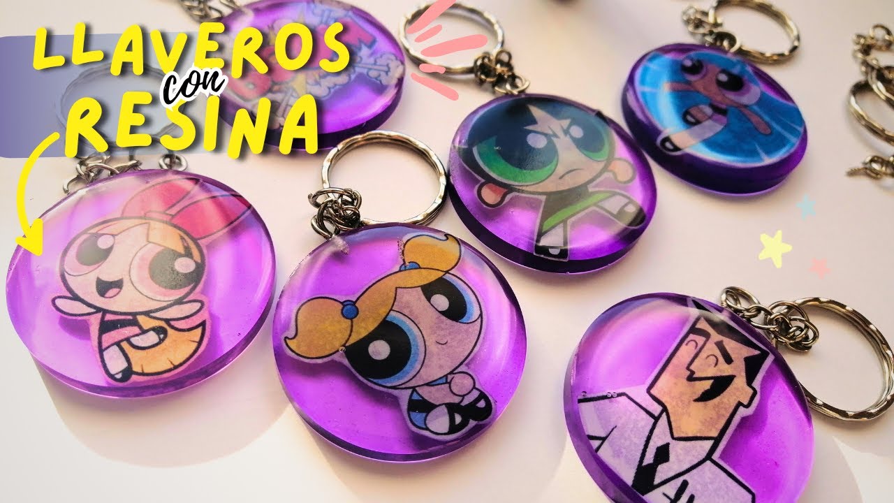 LLAVEROS ORIGINALES | Personalizados en RESINA Epoxica [PASO  a PASO]