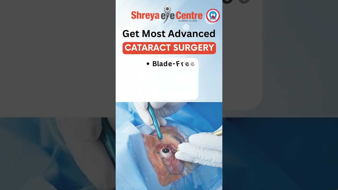 Cataract surgery with our Blade-Free, Pain-Free, Stitch-Free procedure at 