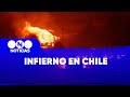 Las IMPACTANTES IMÁGENES de los INCENDIOS en CHILE - Telefe Noticias image