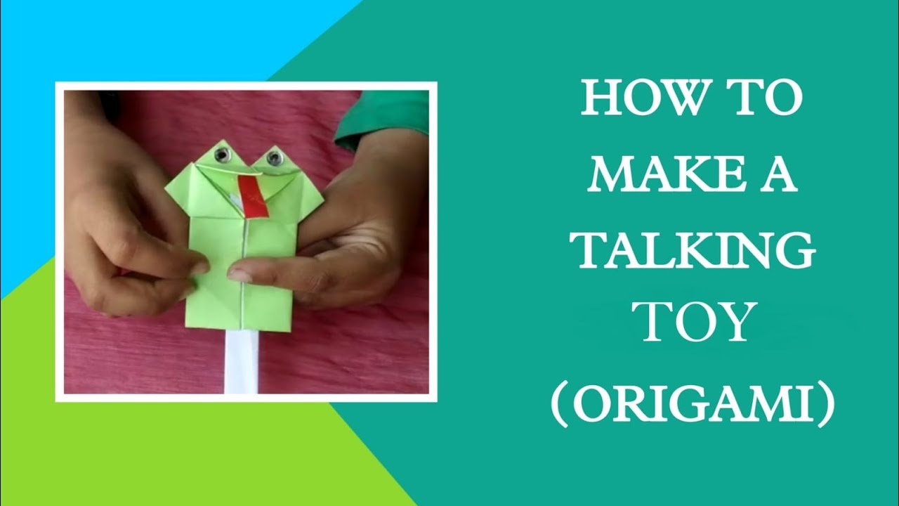 How to make a talking toy with paper (origami)