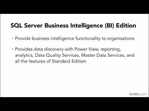 SQL Server Tutorial - Versions and supported operating systems