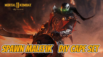 【Wearing tutorial】Mcfarlane MK Spawn Malefik! DIY Custom cape set is coming!