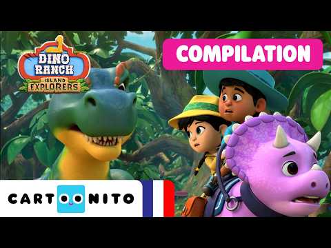 Les meilleurs moments d'aventure | NOUVEAU Dino Ranch: L'île des explorateurs | @CartoonitoFrance