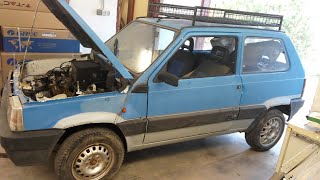 Fiat Panda 4x4 1984 restauration. Bought for €120 (recycling before)