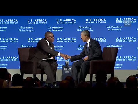 NUST student, Takunda Chingonzoh shines at U.S.-Africa Summit, as he interviews Obama