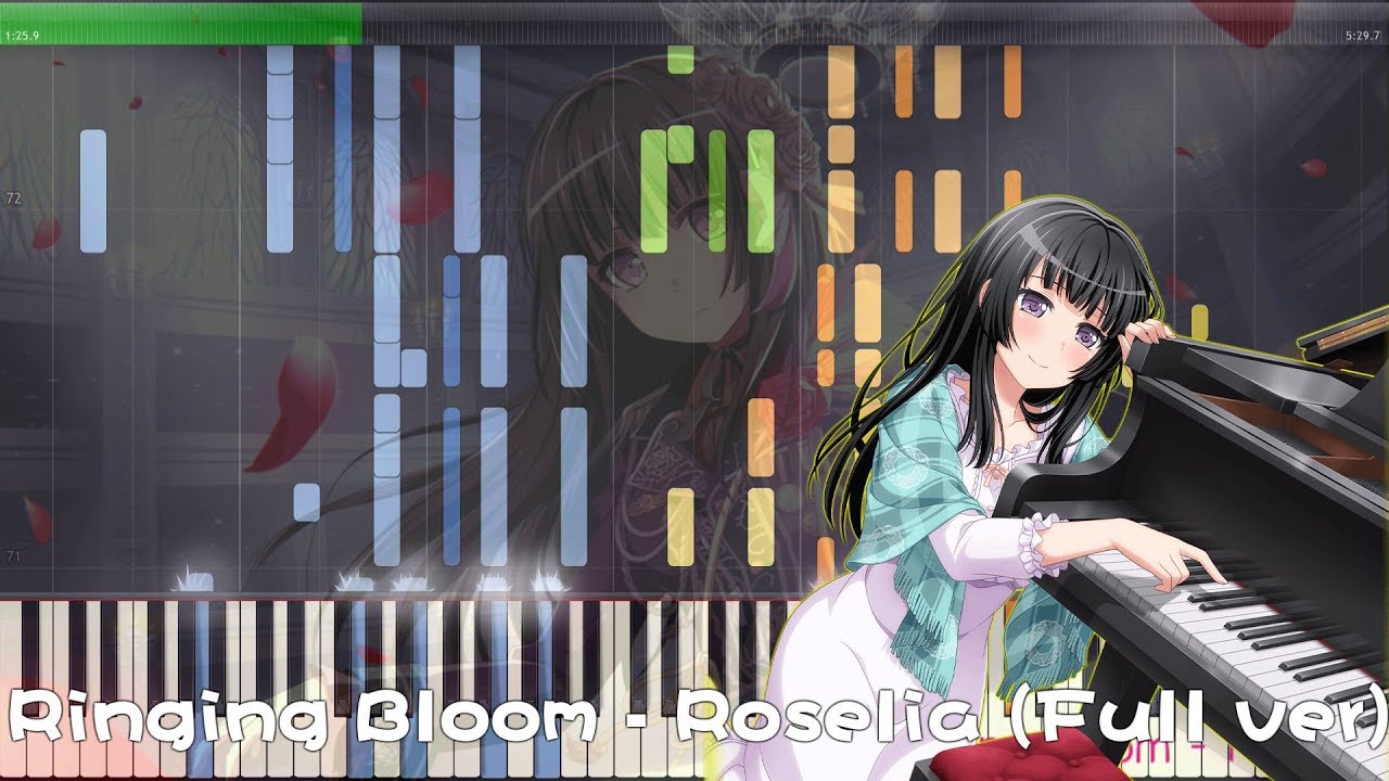 Bang Dream Ringing Bloom Roselia Piano Duet Youtube