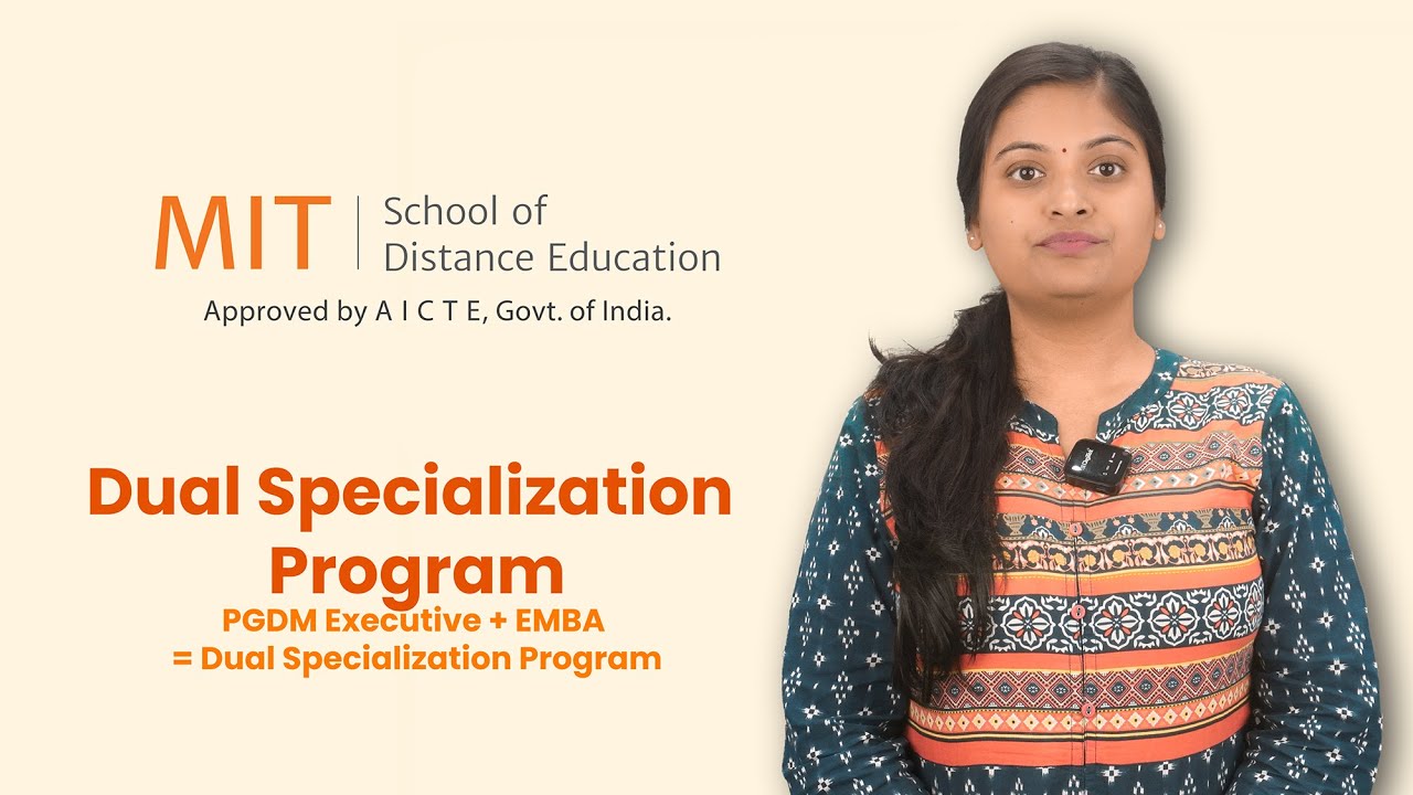 Dual Specialization Program by MITSDE