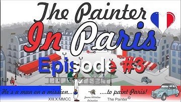 OpenToonz 2D animation - Short animated film: The Painter In Paris - Episode #3