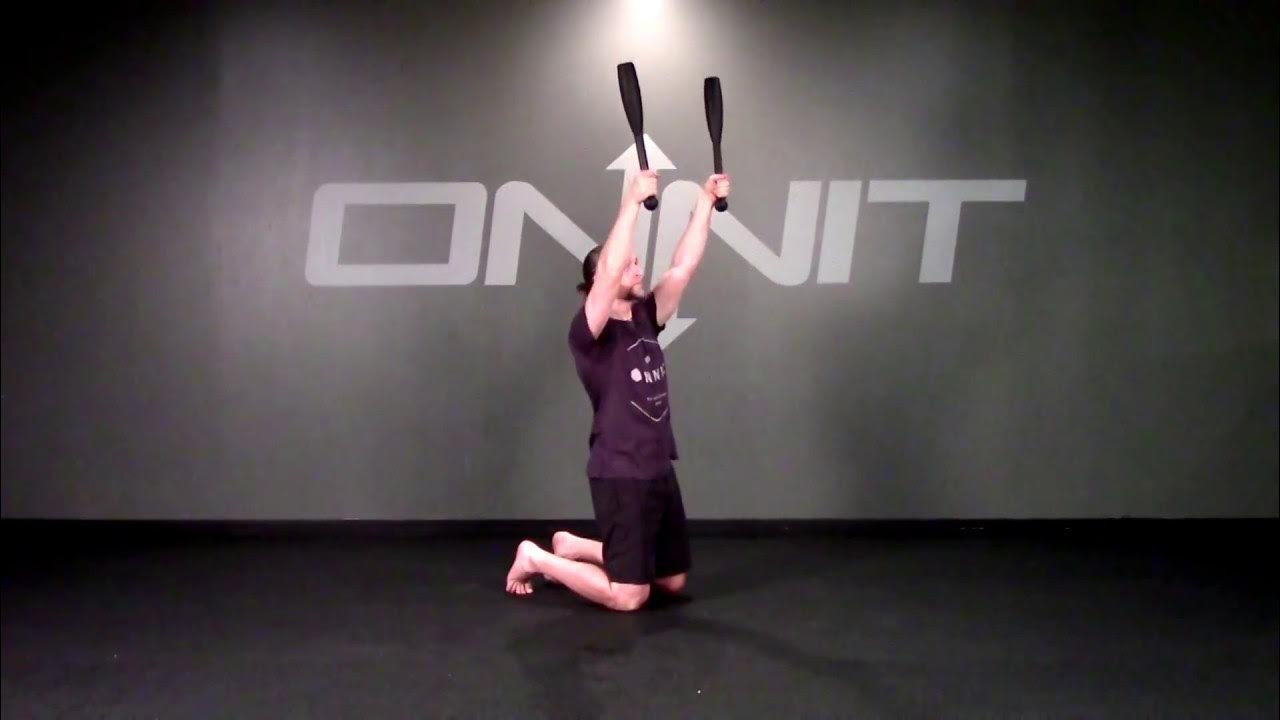 Double Sword Press Steel Club Exercise YouTube