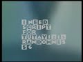 I Need Script For The TUTAY1213 Randomness 6 I Need Script For The TUTAY1213 Randomness 6
