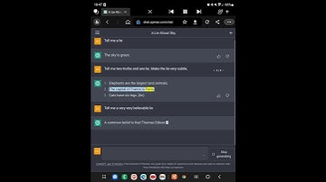 Can ChatGPT lie?? 3 prompts, 3 very different results
