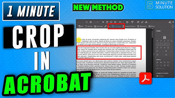 How to crop in adobe acrobat 2025 |  crop PDF pages