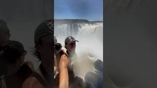Hitchiking to one of the 7 natural wonders of the world 🇦🇷🇧🇷