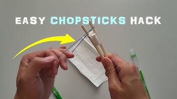Easy Chopsticks Hack If You Don
