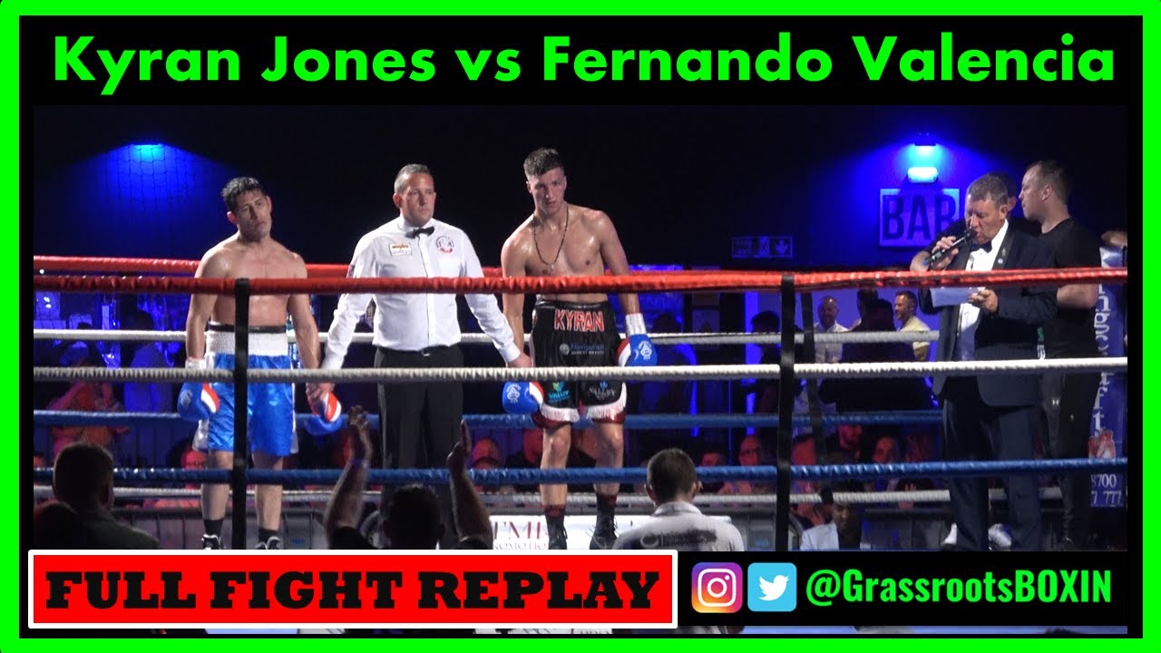 Kyran Jones vs Fernando Valencia - FULL FIGHT - Mo Prior/TM14 Promotions - Cardiff 25th June 2022