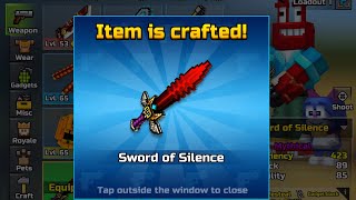 Pixel gun 3d - Sword of Silence gameplay / review