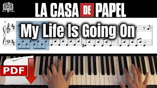 La Casa de Papel - My Life is Going On | Piyano Notaları | Piano Tutorial | Piano Notes | Piano