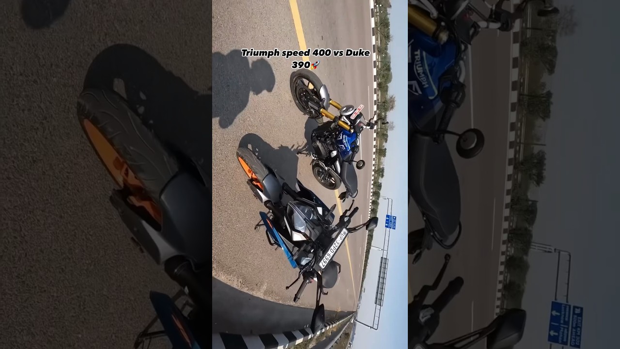 Triumph speed 400 vs duke 390 