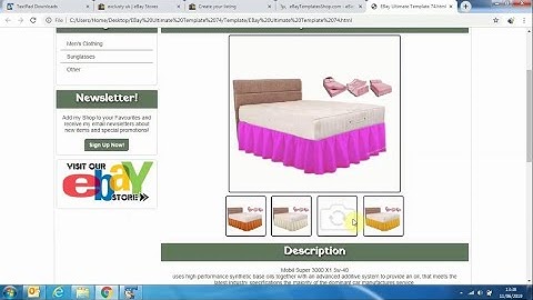 How to configure eBay HTML STD & PRO Listing Template By eBayTemplatesShop.com