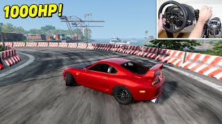 This Supra MOD should be ILLEGAL!  BeamNG