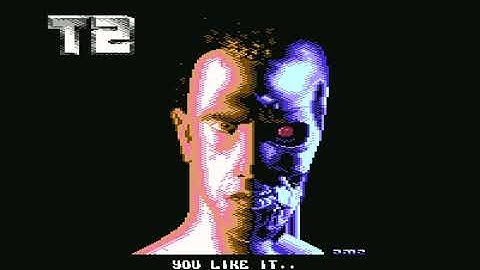C64 One File Demo: Terminator 2 Demo ! by The Dominators!