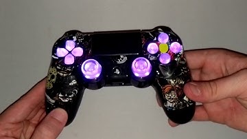 Horror Themed Ps4 Controller (With Programmable LEDs)
