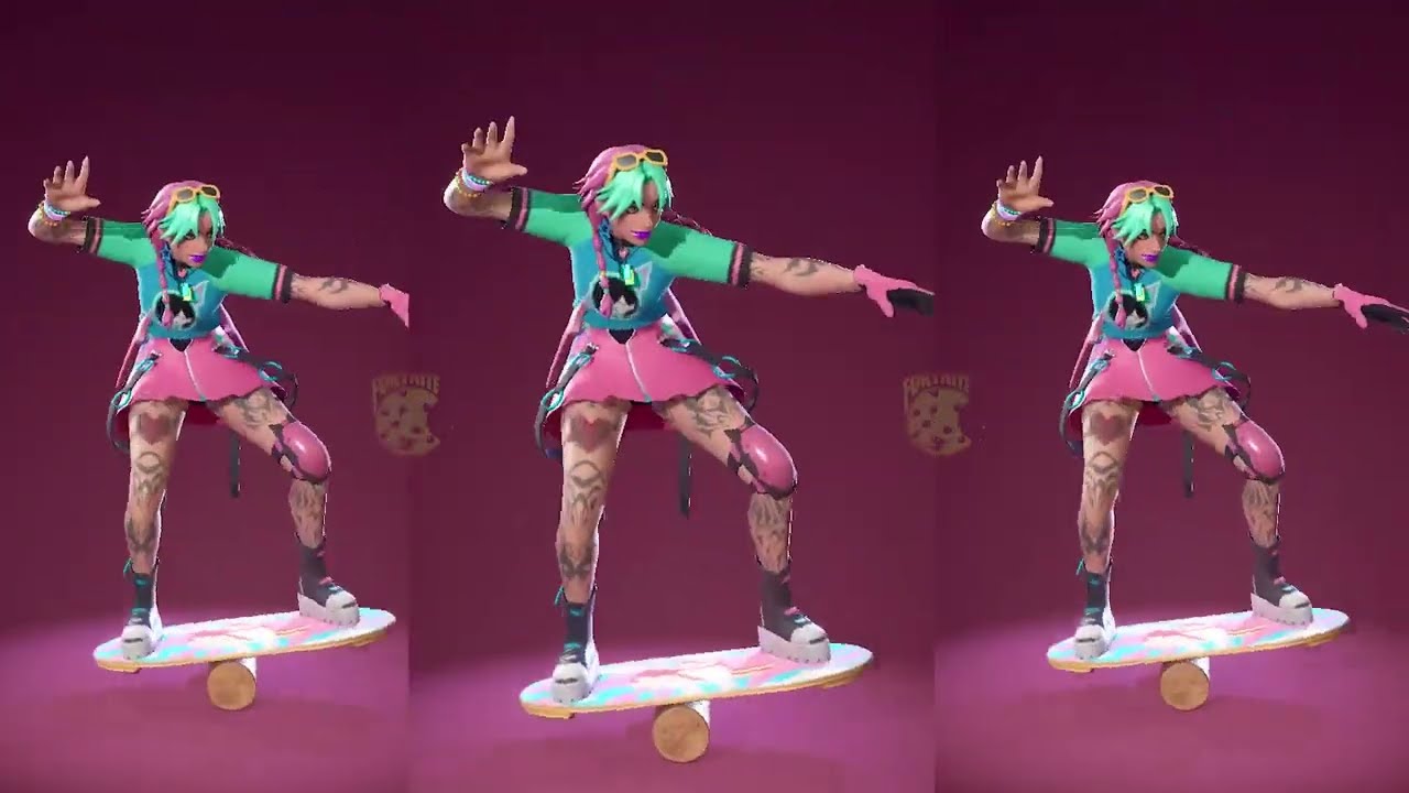 Fortnite Chapter 4 Season 1 Emotes/Dances(Lunar Party, Balance Board ...
