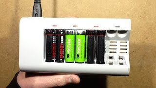 Inside a cheapo NiMh charger with schematic.