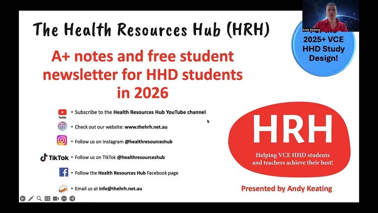 HHD notes and free student newsletter for 2026 now available on