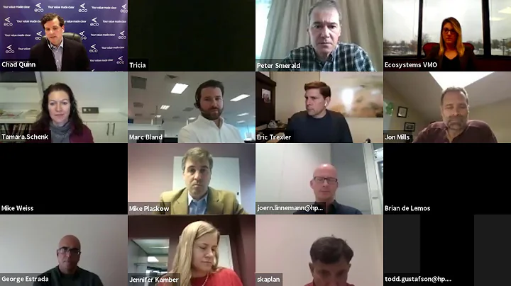 The Outcome Selling Advisory Ecosystem - Meeting on Sales Transformation Initiatives (Gallery View)