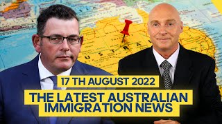 Australian Immigration News: 190 and 491 Visa State Sponsorsorship Updates: 17th August 2022