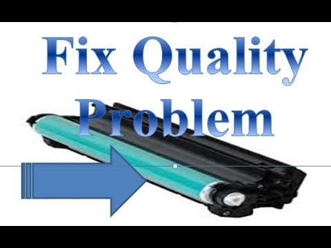 HP LaserJet Pro CP1025nw Color Printer fix print quality not good