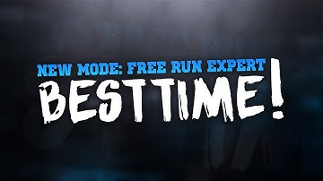NEW BLACK OPS 3 MODE: FREE RUN EXPERT - MY BEST TIME!