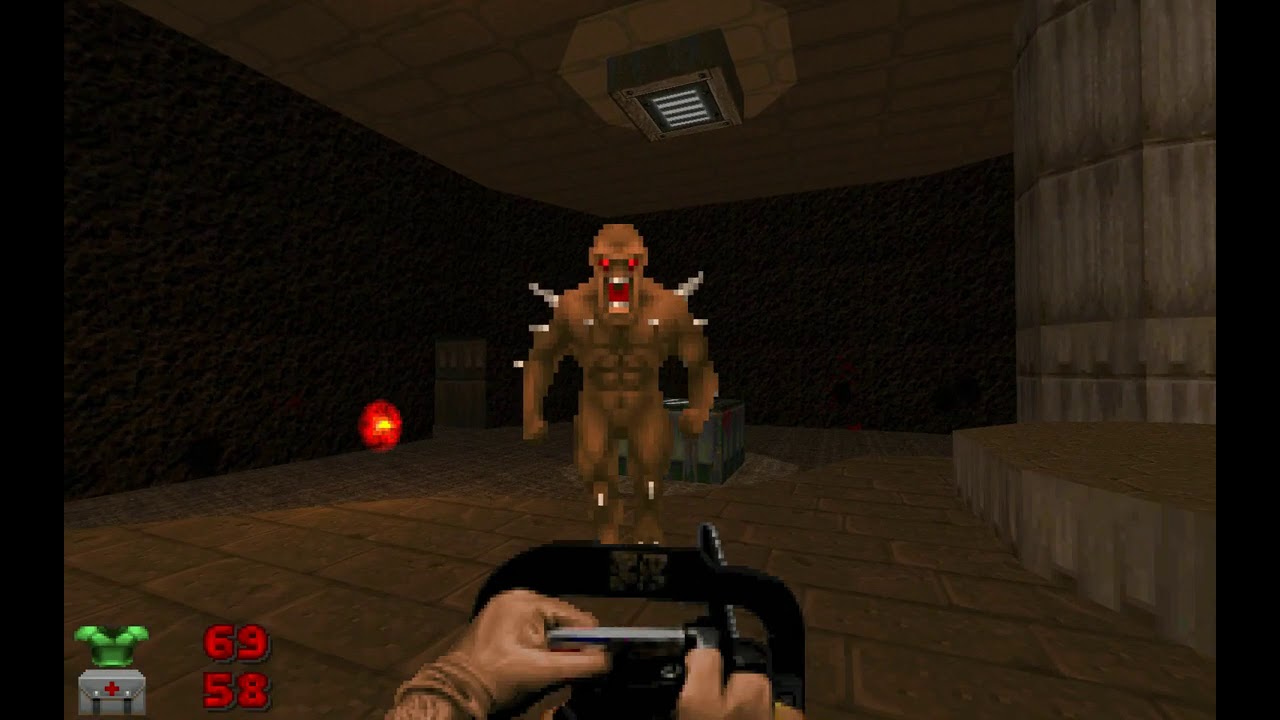 Doom 2 Challenge - MAP01: Entryway | Ultra-Violence, Chainsaw Only, Monster Re-spawn, 100+ Kills