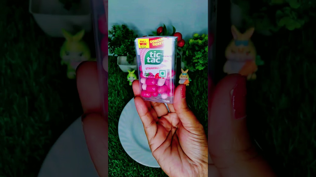 Tic Tac Strawberry Flavour Asmr 🍓😍