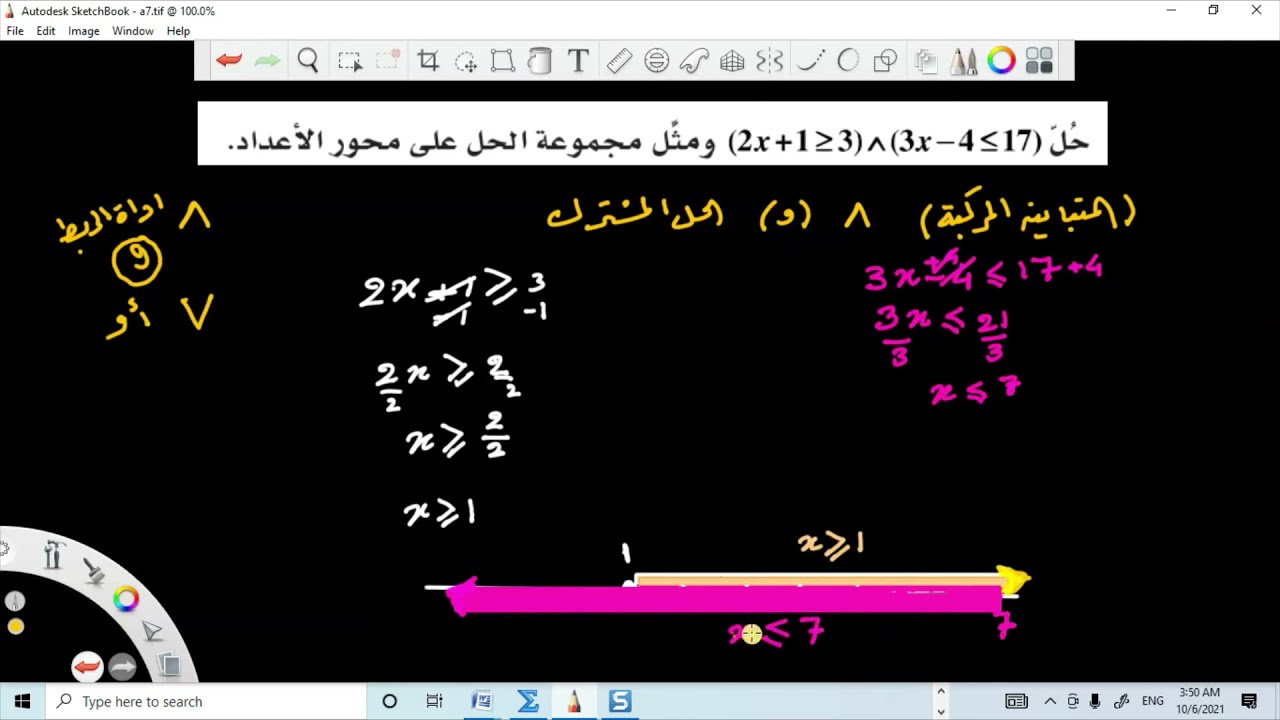 المتباينه المركبه