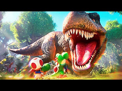 "Yoshi e Toad enfrentam o T-Rex" SUPER MARIO GALAXY O FILME Trailer (2026)