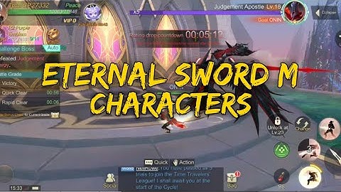 DIFFERENT CHARACTERS | ETERNAL SWORD M (OPEN WORLD MMORPG) Android/IOS