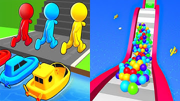Shape shifting VS Balls Go High All Level Gameplay Android iOS Ep2
