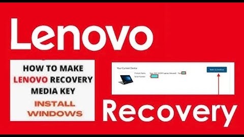 Create a Recovery USB Key with Lenovo Digital Download Recovery Service for Windows 10 Yoga Recovery