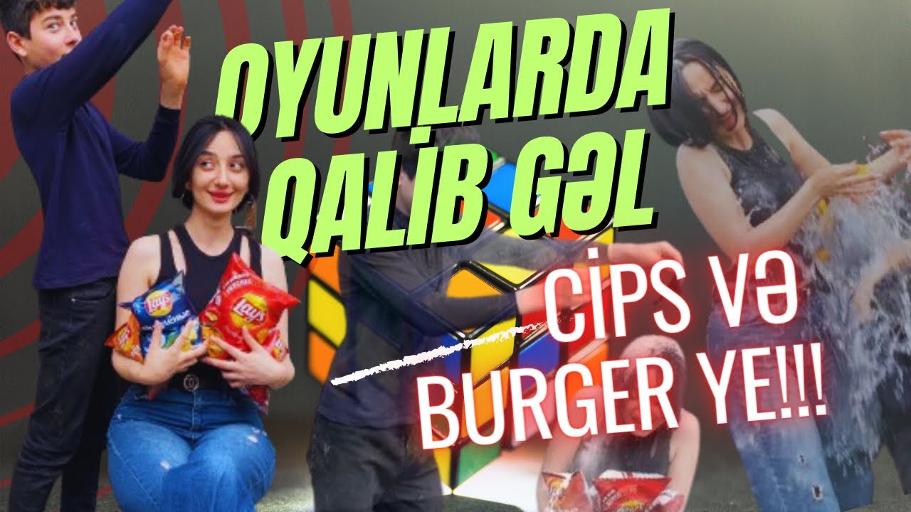 Oyunlarda Qalib Gəl! Burger və Cipsiləri Ye!