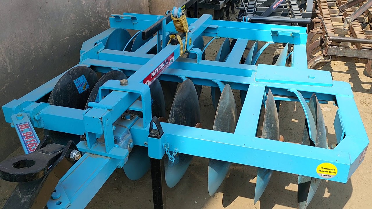 Disc Harrow and Cultivator NATIONAL UCHANA YouTube
