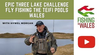 EPIC three lake CHALLENGE - Fly Fishing the Teifi Pools Wales for WILD TROUT with Hywel Morgan