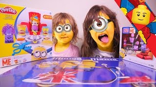 [JOUET] Minions Play Doh et Mega Bloks - Studio Bubble Tea unboxing Despicable Me stuff