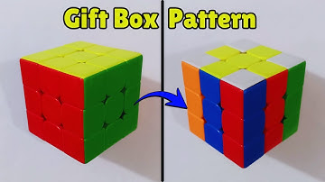 How to Make the Gift Box Pattern on a Cube – Step-by-Step Guide!